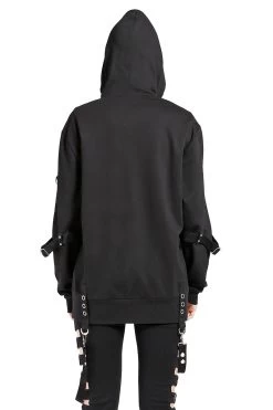Tripp NYC Bondage Clash Hoodie -Alchemy Store FT7458 BLK B