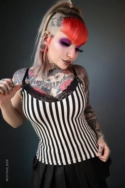 Lydia Lace Cami Top -Alchemy Store Gothic Cami Top