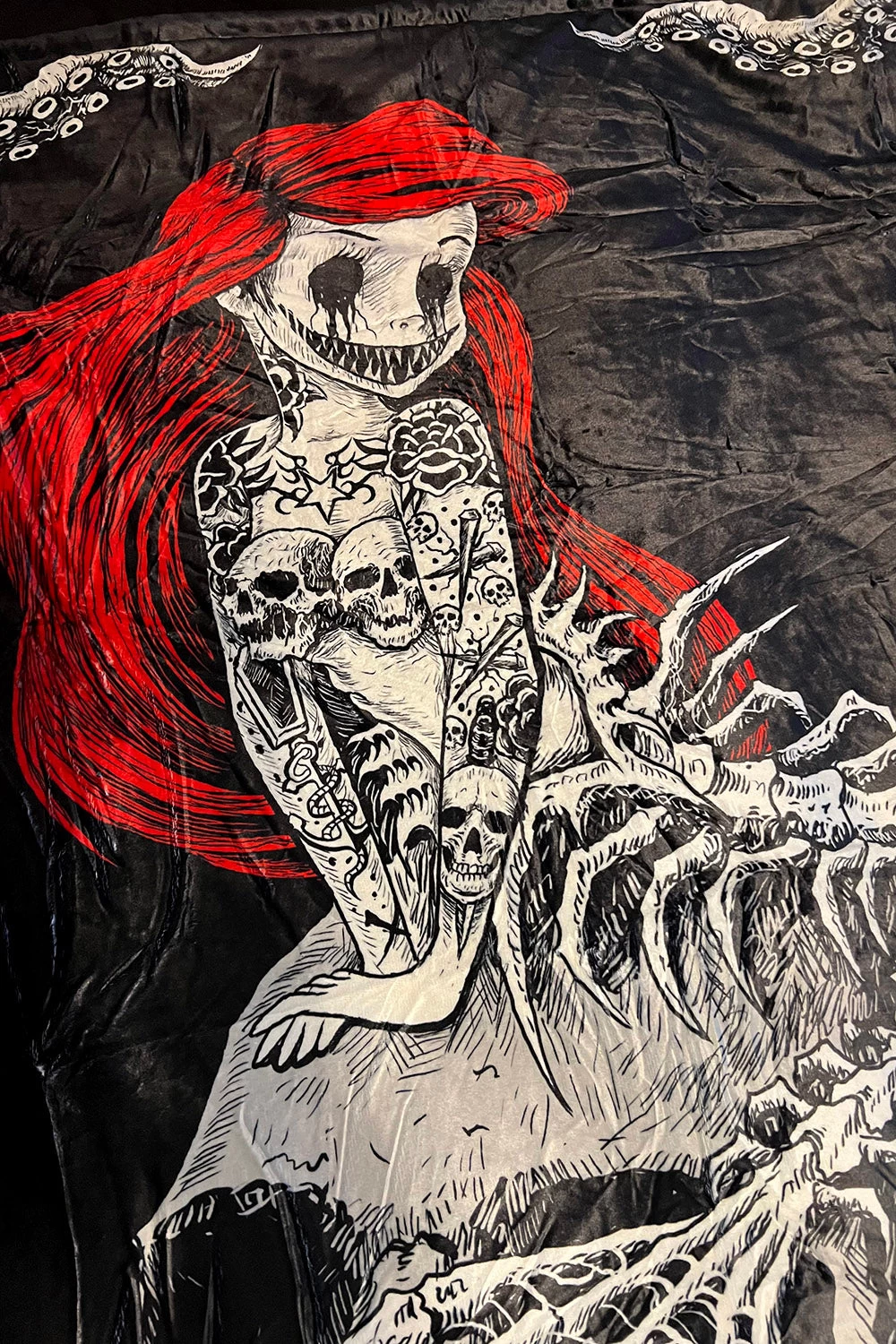 The Little Murdermaid Throw Blanket 8 The Little Murdermaid Throw Blanket - Image 6