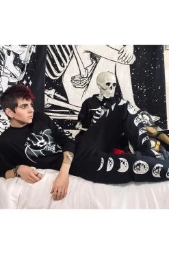 Batty Bones Tee [Multiple Styles Available] -Alchemy Store Gothic Jogger Set