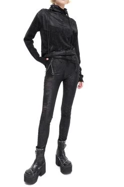 Snake Byte Shredded Leggings 13 Snake Byte Shredded Leggings -Alchemy Store Gothic Leggings