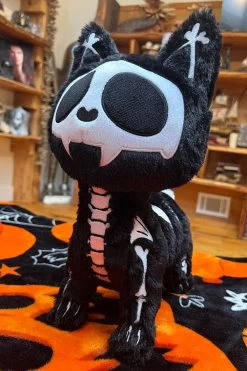 Skelekitty Plush Toy [Deluxe] -Alchemy Store Gothic Tim Burton Toy