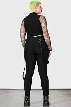 The Rave Skinny Trousers -Alchemy Store Gothic Trousers Womens