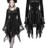 Vampire Veins Velvet Dress -Alchemy Store Gothic Velvet Dress