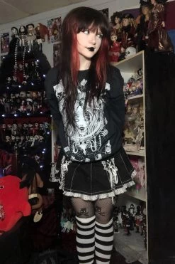 Tripp NYC Lolita Suspender Skirt [Black/White] -Alchemy Store Gothic Website for Clothing 6a7d0b1c fd4e 47f5 aefa 4c1b57ef9bbe