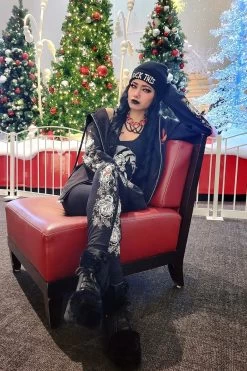 Heavy Metal Snowmen Leggings -Alchemy Store Horror Xmas Leggings