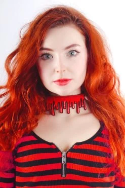 Vampire Blood Choker [Red] -Alchemy Store IMG 3443