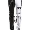 Tripp Split Leg Bondage Pants [Black/White] -Alchemy Store IS103M BLKWHT F a7629d44 051f 4cf6 9074 783e655fd794