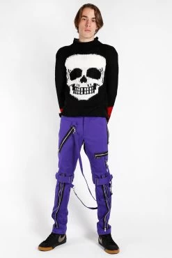Tripp Bondage Pants [Purple] -Alchemy Store IS267M PURP FL