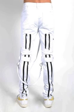 Tripp Asylum White Bondage Pants 13 Tripp Asylum White Bondage Pants -Alchemy Store IS267M WHITE B