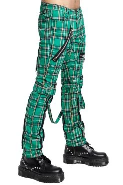 Tripp Bondage Pants [Green Plaid] -Alchemy Store IS267MP GRNPLD S 1
