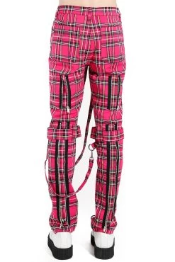 Tripp Bondage Pants [Pink Plaid] -Alchemy Store IS267MP PINKPLD B