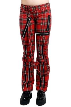 Tripp Ladies Bondage Pants [Red Plaid]