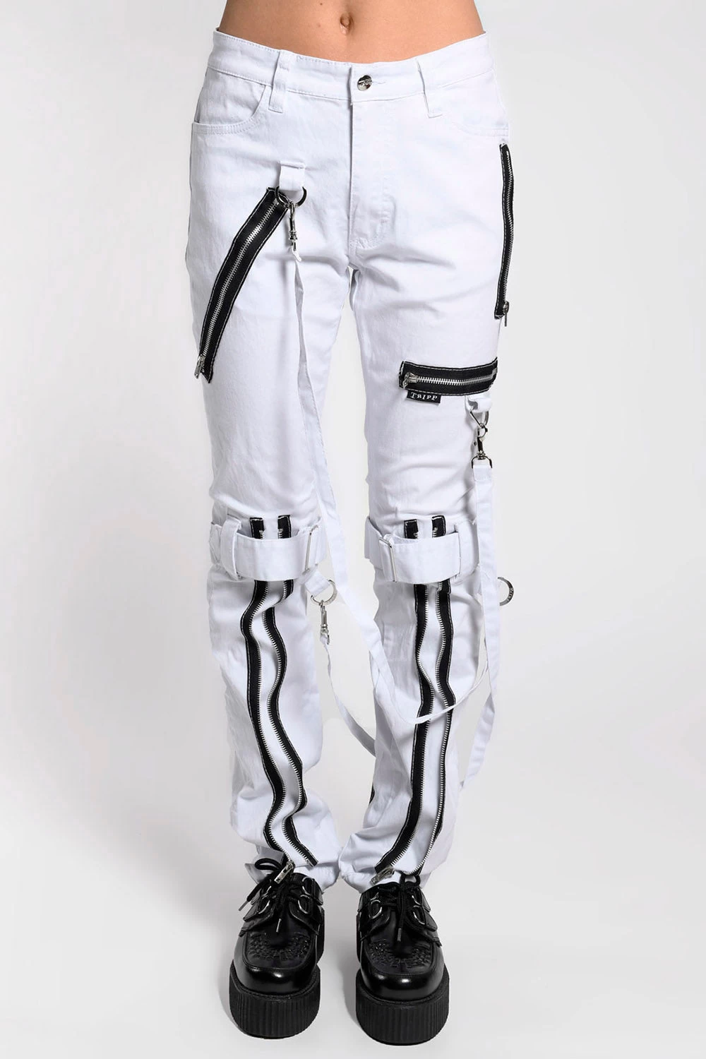 Tripp Asylum White Bondage Pants 4 Tripp Asylum White Bondage Pants - Image 2