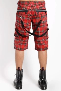 Tripp Punk Shorts [Red Plaid] -Alchemy Store IS3095P REDPLD B 1000x c5a6d85e d059 4315 99ab 07c562326a42