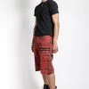 Tripp Punk Shorts [Red Plaid] -Alchemy Store IS3095P REDPLD FL 1000xcopy