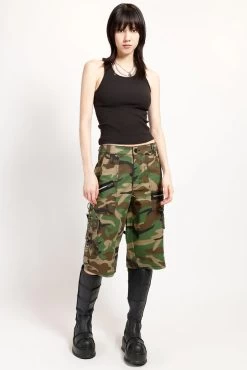 Tripp NYC Punk Shorts [Green Camo] -Alchemy Store IS3095P GREENCAMO FULL GIRL 1000x 2d68a859 a24a 408b a051 faaa0d2e12ef