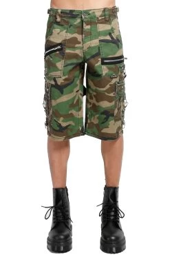 Tripp NYC Punk Shorts [Green Camo]