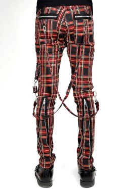 Tripp Mens Bondage Punk Pants [Black Plaid] -Alchemy Store IS674MP BLKPLD B