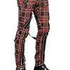 Tripp Mens Bondage Punk Pants [Black Plaid] -Alchemy Store IS674MP BLKPLD S