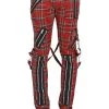 Tripp Mens Punk Bondage Pants [Red Plaid] -Alchemy Store IS674MP REDPLD F 1622x 51b19b06 bc1a 41ef 9eff bce5596537be