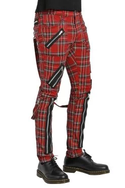 Tripp Mens Punk Bondage Pants [Red Plaid] -Alchemy Store IS674MP REDPLD S 1622x 77b015de 3080 47b7 b9d3 6580ef84f510
