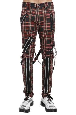 Tripp Mens Bondage Punk Pants [Black Plaid] -Alchemy Store IS674MP BLKPLD F 1000x ada5ffd0 81e4 45ac 8254 27bb526eb36d