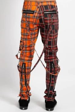 Tripp NYC Madness Pants [Black/Orange Plaid] -Alchemy Store IS675MP BLACKORANGEPLD B 1000x 780abf92 fd33 453b b39d 6c931d4b3adb