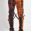 Tripp NYC Madness Pants [Black/Orange Plaid] -Alchemy Store IS675MP BLACKORANGEPLD F 1000x 1da821f6 dbb8 4c20 921b cfb91d3cd5dc