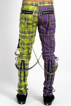 Tripp NYC Madness Pants [VIOLET/LIME PLAID] -Alchemy Store IS675MP VIOLETLIMEPLD B 1000x 5551d004 8642 469a 8d5a 8adf559c8539
