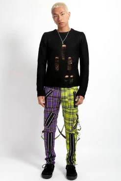 Tripp NYC Madness Pants [VIOLET/LIME PLAID] -Alchemy Store IS675MP VIOLETLIMEPLD FULL 1000x fbc2e7bb 8ef5 4b37 9336 7f651d831fc8