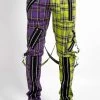 Tripp NYC Madness Pants [VIOLET/LIME PLAID] -Alchemy Store IS675MP VIOLETLIMEPLD F 1000x 6454b978 3d7a 4aac b19b d0ca41841842