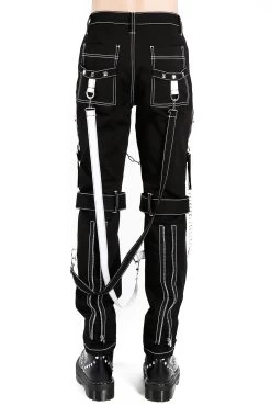 Tripp Raider Pants [Black/White] -Alchemy Store IS7065M BLACKWHITE B