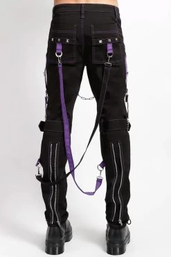 Tripp NYC Raider Pants [Black/Purple] -Alchemy Store IS7065M BLKPURPLE B 1000xcopy
