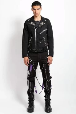 Tripp NYC Raider Pants [Black/Purple] -Alchemy Store IS7065M BLKPURPLE FULL 1000xcopy