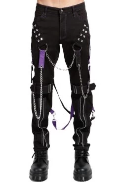 Tripp NYC Raider Pants [Black/Purple]