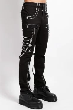 Tripp NYC Punk Parade Pants [Black/White] -Alchemy Store IS7120M BLKWHT S 1000x 1143ad2b e974 44cd 8cb6 4ac1c60bb99c