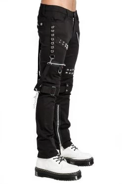 Tripp Studded Bondage Pants [Black] -Alchemy Store IS7329M BLK S 2