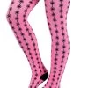 Pink Spider Thigh High Socks -Alchemy Store Kawaii Goth Thigh Highs