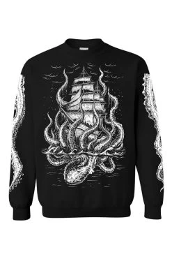 Release The Kraken Sweatshirt [Tentacle Sleeves]