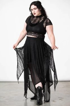 Lunar Layers Maxi Skirt -Alchemy Store LUNAR LAYERS MAXI SKIRT W E x1600copy