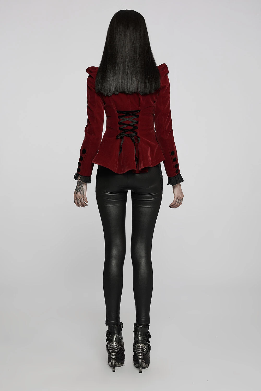 Liquid Lace Wet Look Leggings 5 Liquid Lace Wet Look Leggings - Image 3