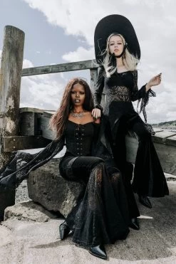 Solstice Bell Bottoms -Alchemy Store Leggings Goth