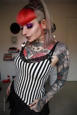 Lydia Lace Cami Top -Alchemy Store Lydia Deetz Shirt