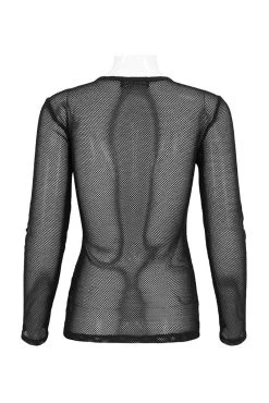 Morbidity Mesh Top [UNISEX] -Alchemy Store Mall Goth Fishnet Top