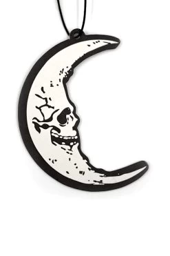 Skull Crescent Moon Air Freshener [Glows In The Dark]