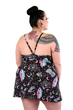 OMG! Ghosts Skater Dress -Alchemy Store Pastel Goth Plus Size Dress