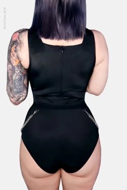 Venom Chain One Piece Swimsuit 14 Venom Chain One Piece Swimsuit -Alchemy Store Punk Bathing Suit for Women