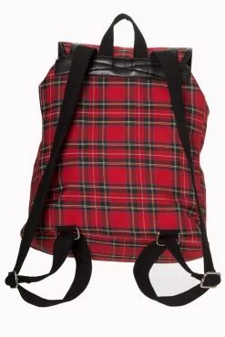 Punk Allegiance Backpack -Alchemy Store Punk Plaid Bag