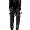 Tripp NYC Vinyl PVC Rage Pants 1 Tripp NYC Vinyl PVC Rage Pants -Alchemy Store RJ4419 BLK F